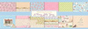 Papier do scrapbookingu dwustronny 30,5 x 30,5 cm A FURRY LITTLE STORY 6 szt. ScrapBerry`s